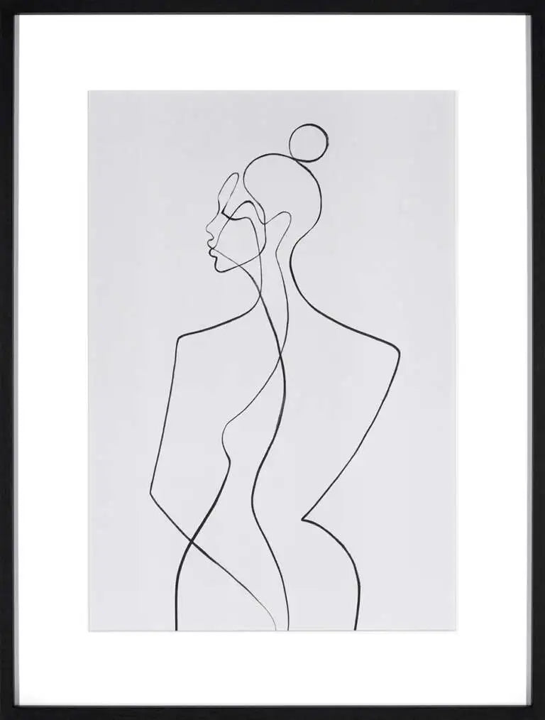 Framed Art - Serenity Lines-Renaissance Design Studio