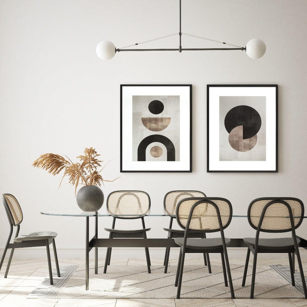 Framed Art - Shapes 1-Renaissance Design Studio