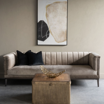 Framed  large Abstract canvas