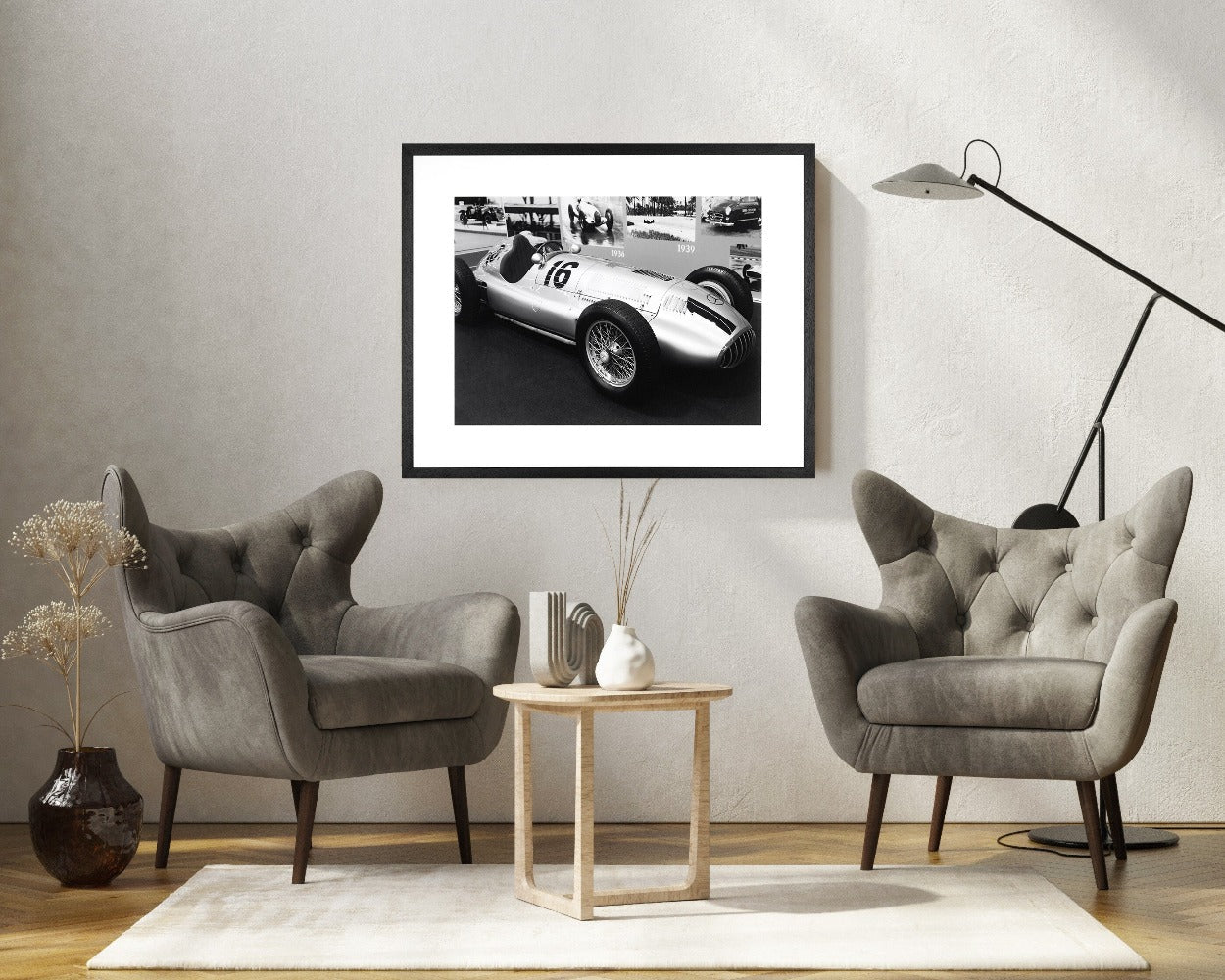 Framed Wall Art - Classic car 3. 560 Hand made framed art work-Wall Art-Renaissance Design Studio