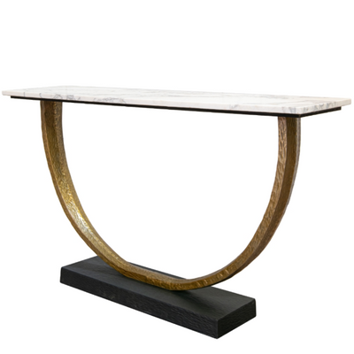 Frankie Console Table in marble and 147 cm