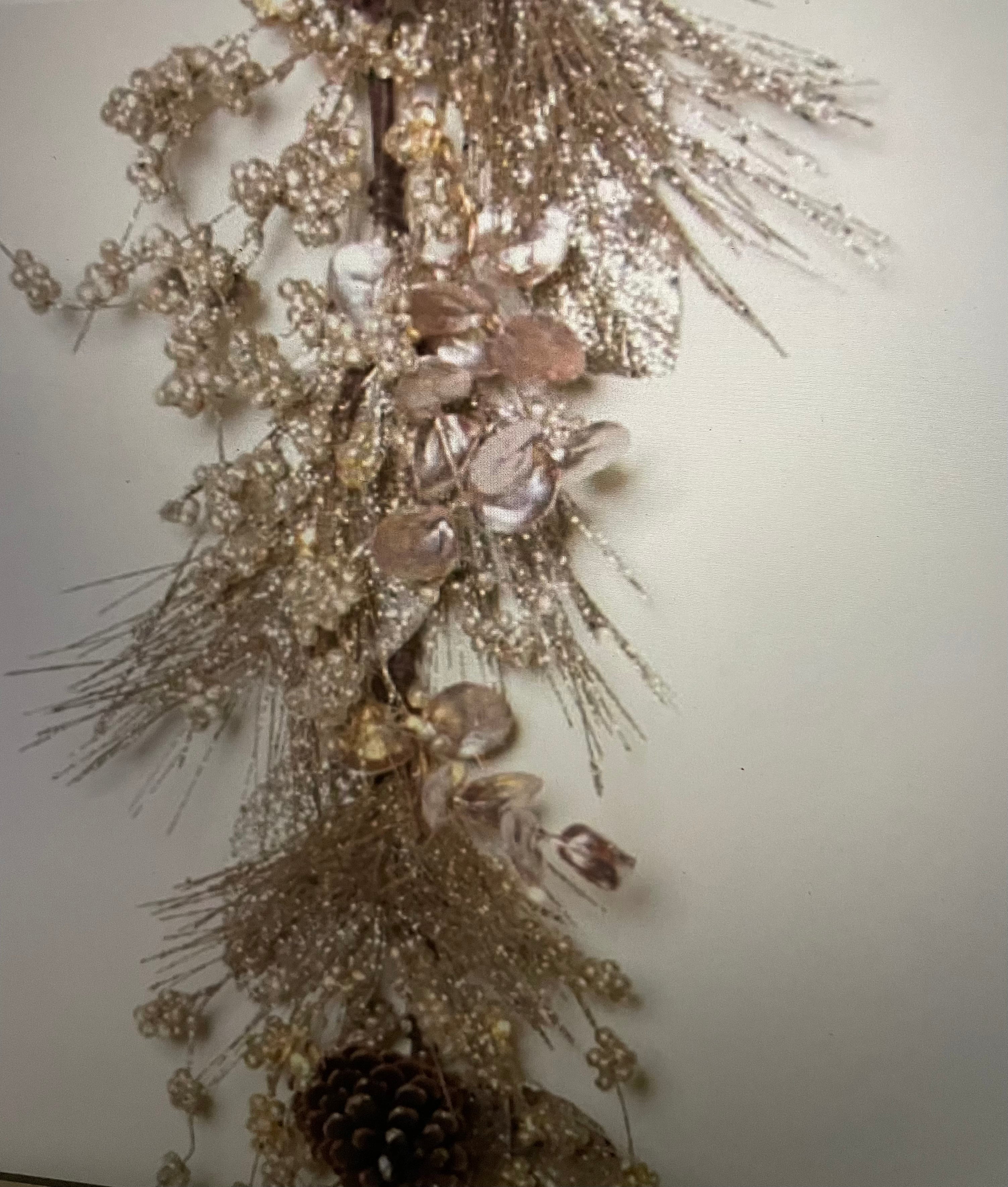 Garland 240 cm champagne nett price.-Renaissance Design Studio