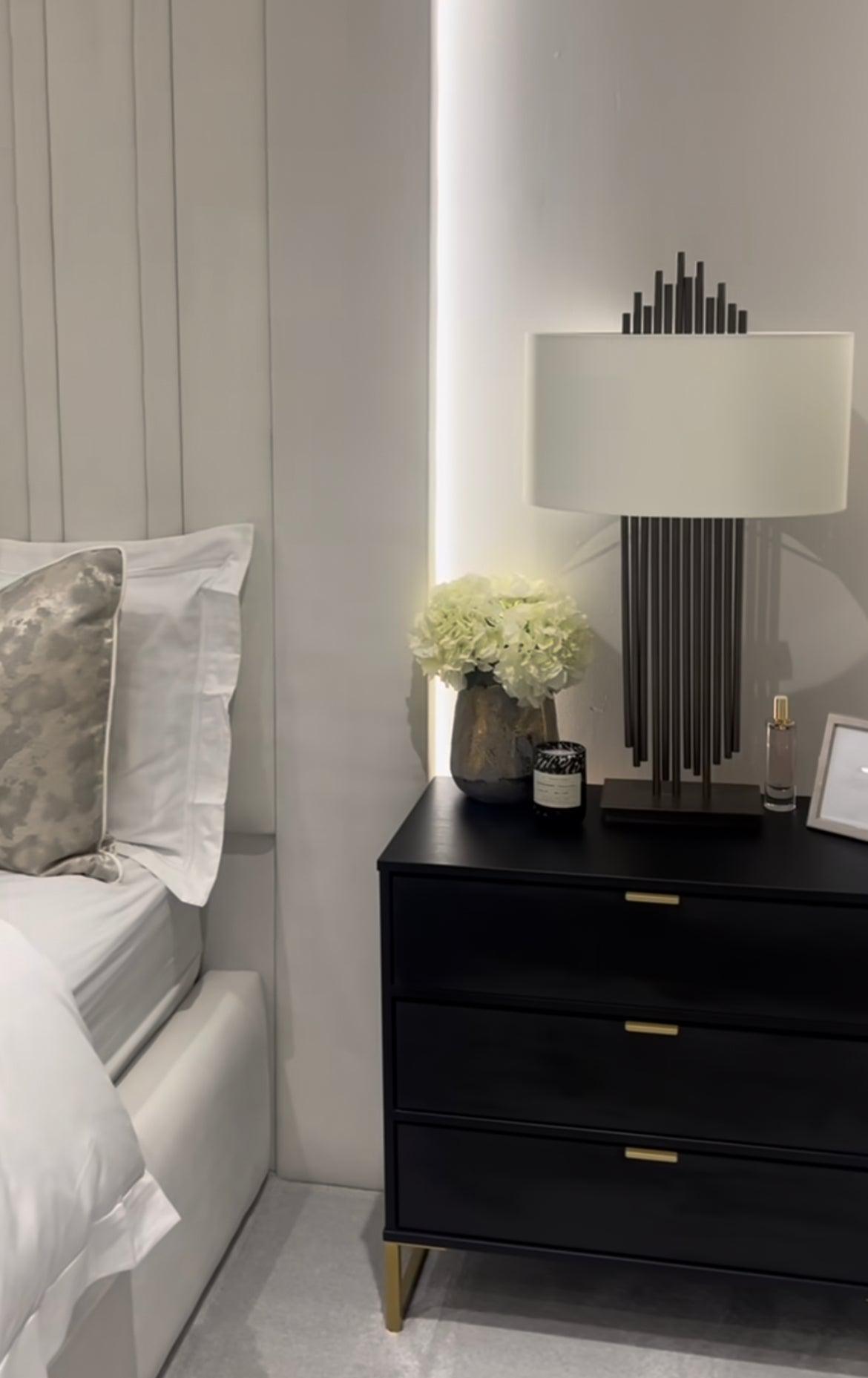 Gatsby V Bronze Table Lamp-Table Lamp-Renaissance Design Studio