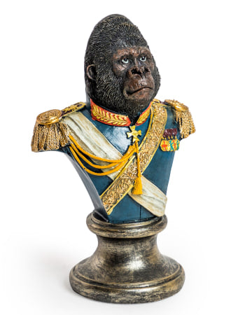 Gentry Gorilla Blue Jacket Sweet Tray Card Holder-Renaissance Design Studio