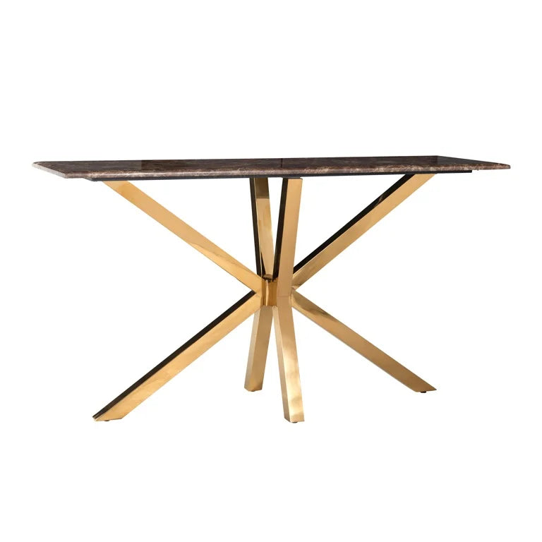 gold 150 cm console table Constance-Renaissance Design Studio