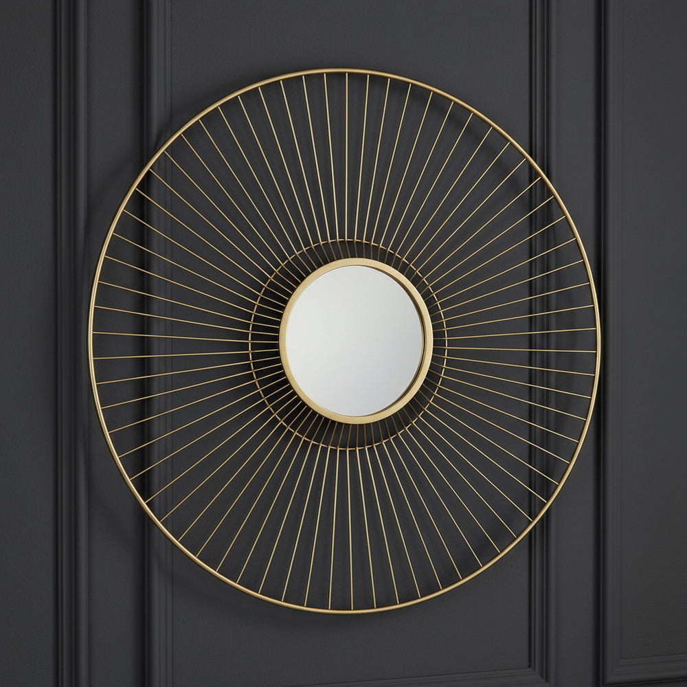 Gold  mirrored wall art clearance half price offer