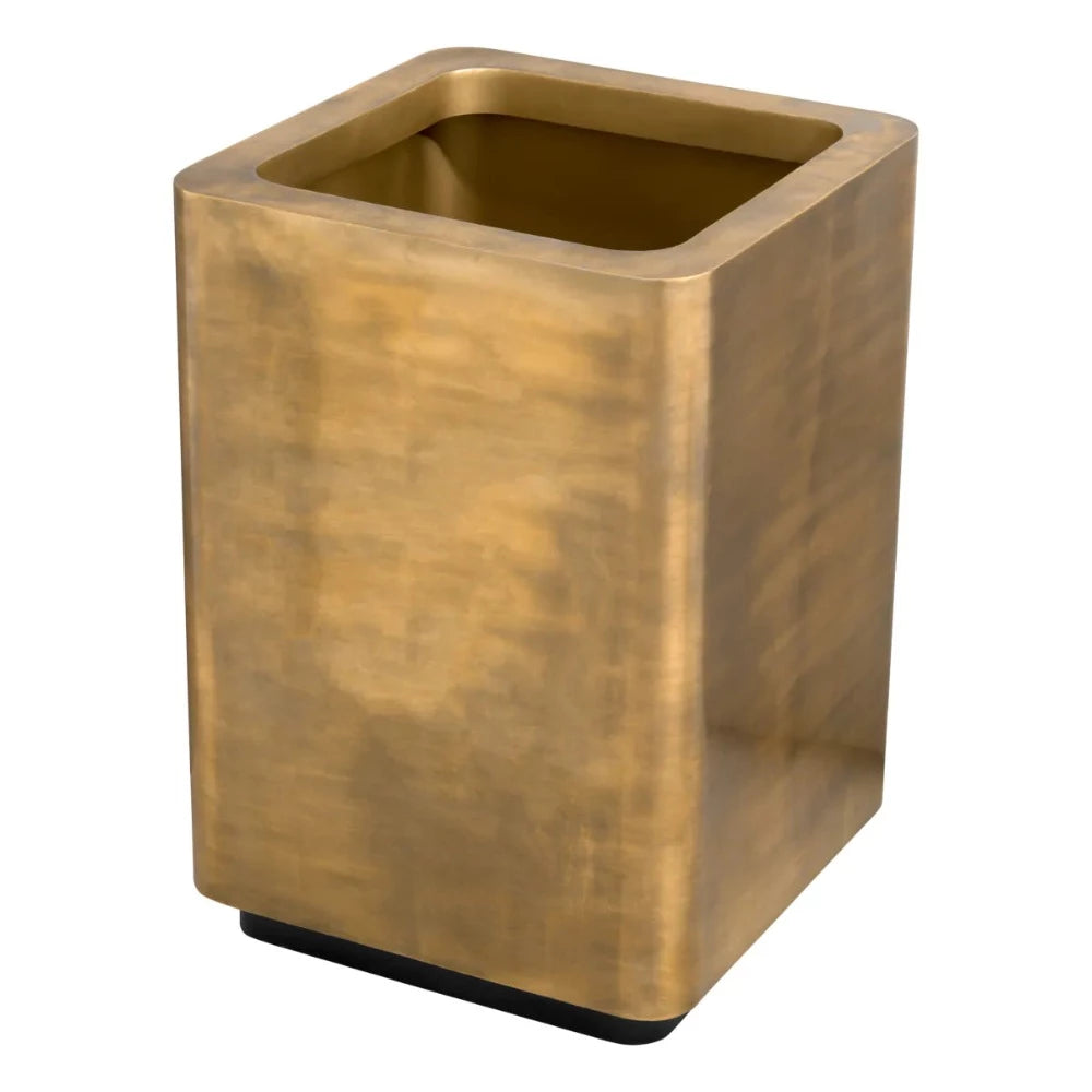 Gold Planter Jasper Square High by Eichholtz-Renaissance Design Studio