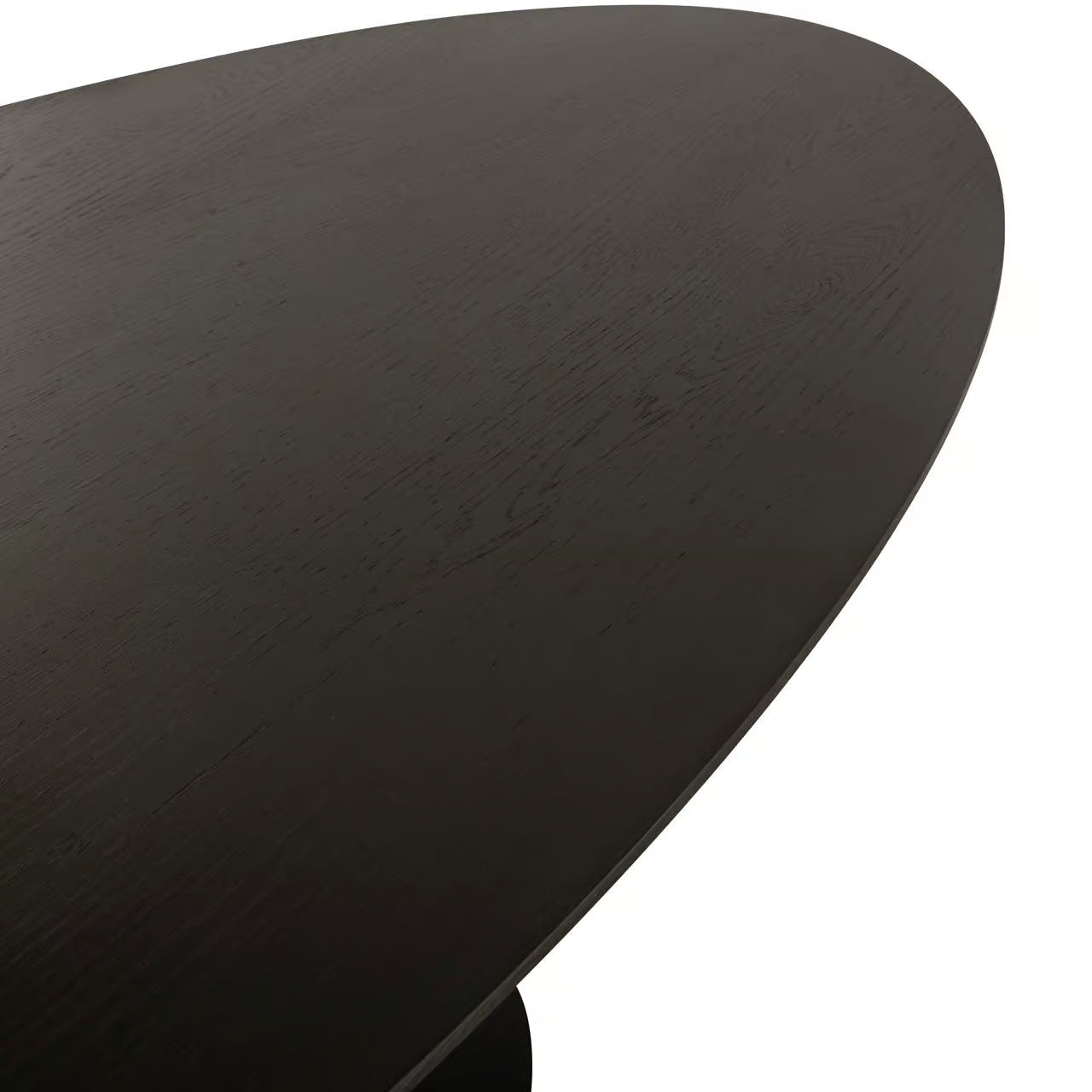 Gordon Oval Dining Table In Dark Coffee-Renaissance Design Studio
