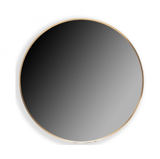 Grangemanor Round Mirror Gold 80cm-Renaissance Design Studio