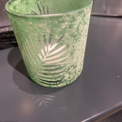 Green candle holder Voitive reduced sold each