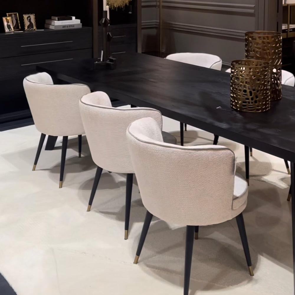 Grenada luxury Dining Chair by Eichholtz in various colours-Renaissance Design Studio
