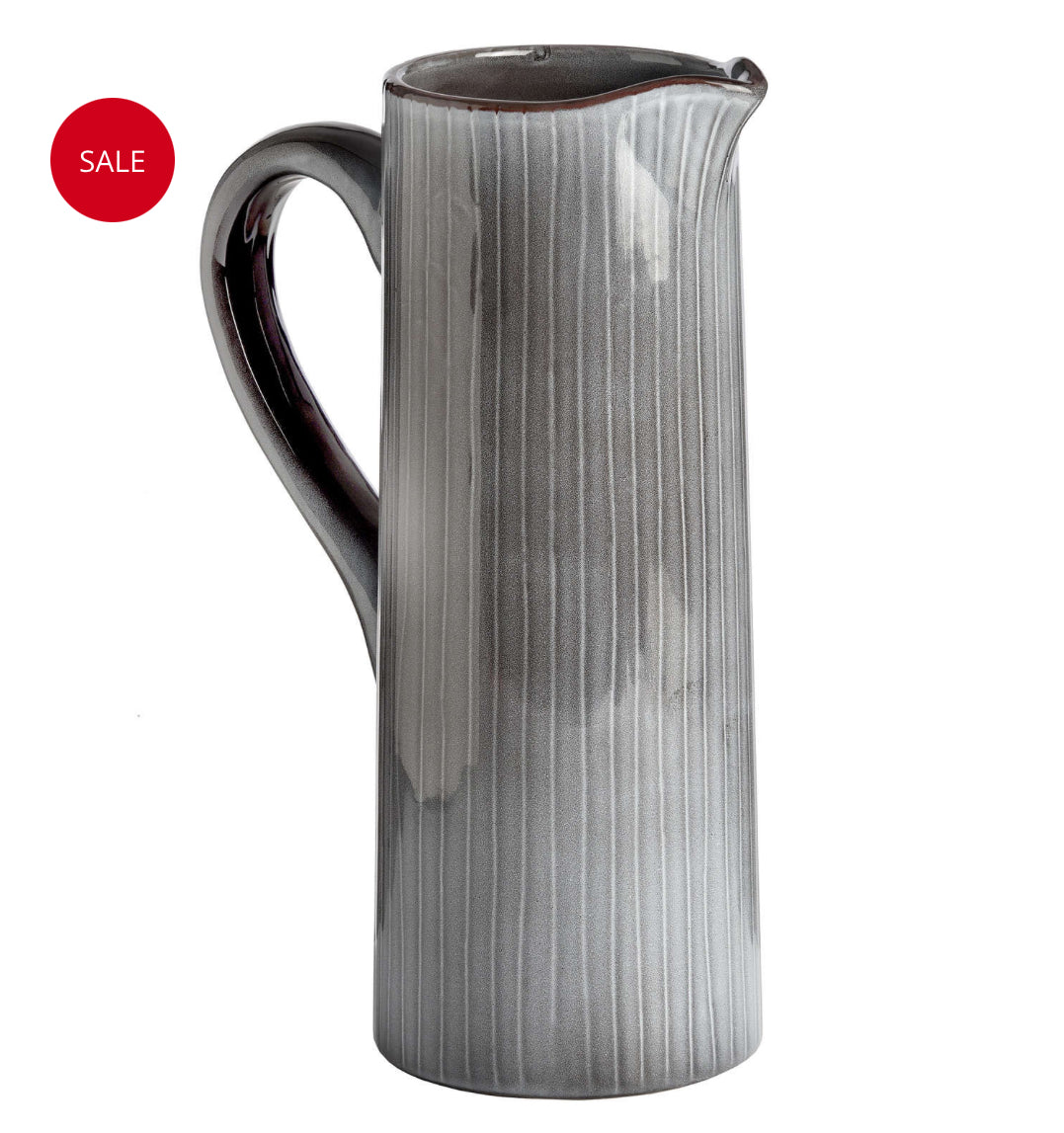 Grey stoneware glazed jug-Renaissance Design Studio