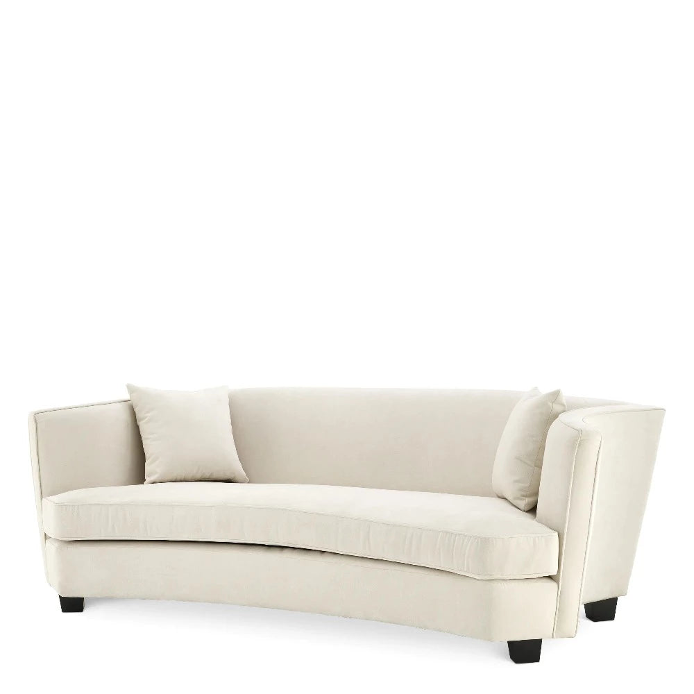 Guilletta sofa by Eichholtz save 60% sold-curved sofa-Renaissance Design Studio