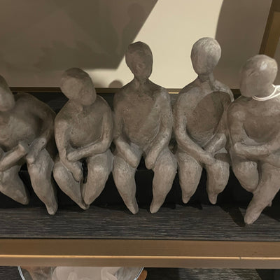 Handsculpted Men Bonding Sculpture