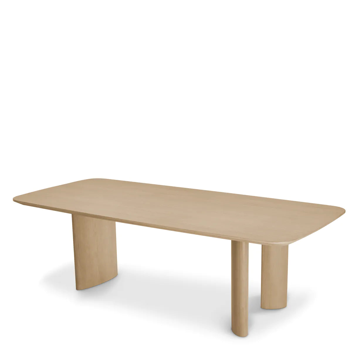 Harmonie S Dining Table by Eichholtz (In Black Or Light Oak)-Renaissance Design Studio