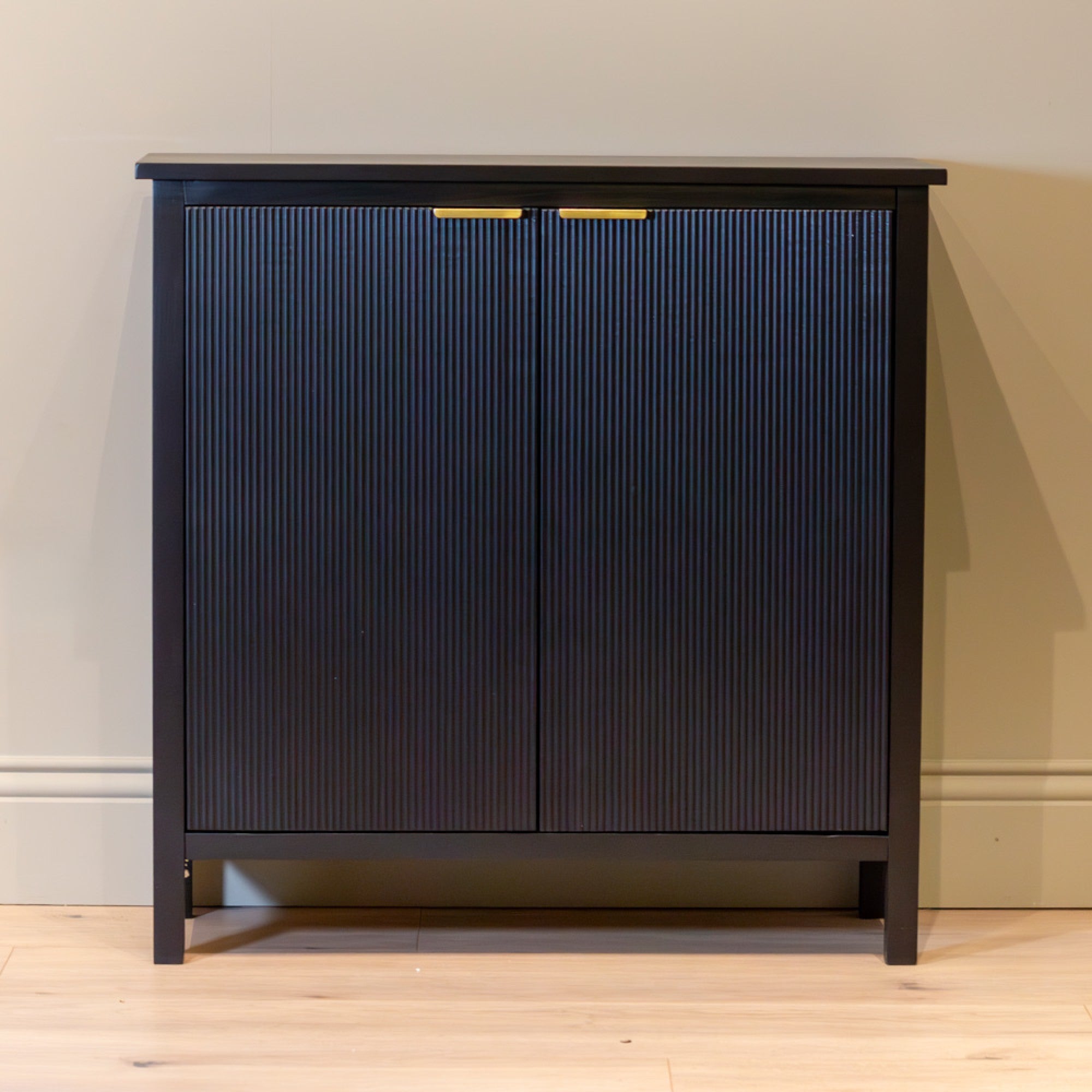 Harry 2 door cabinet NETT PRICE value item. Black or white-Renaissance Design Studio