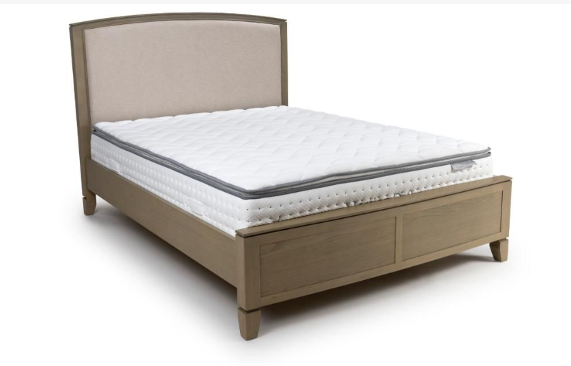 Harry Bed With Light Oak Frame-Renaissance Design Studio