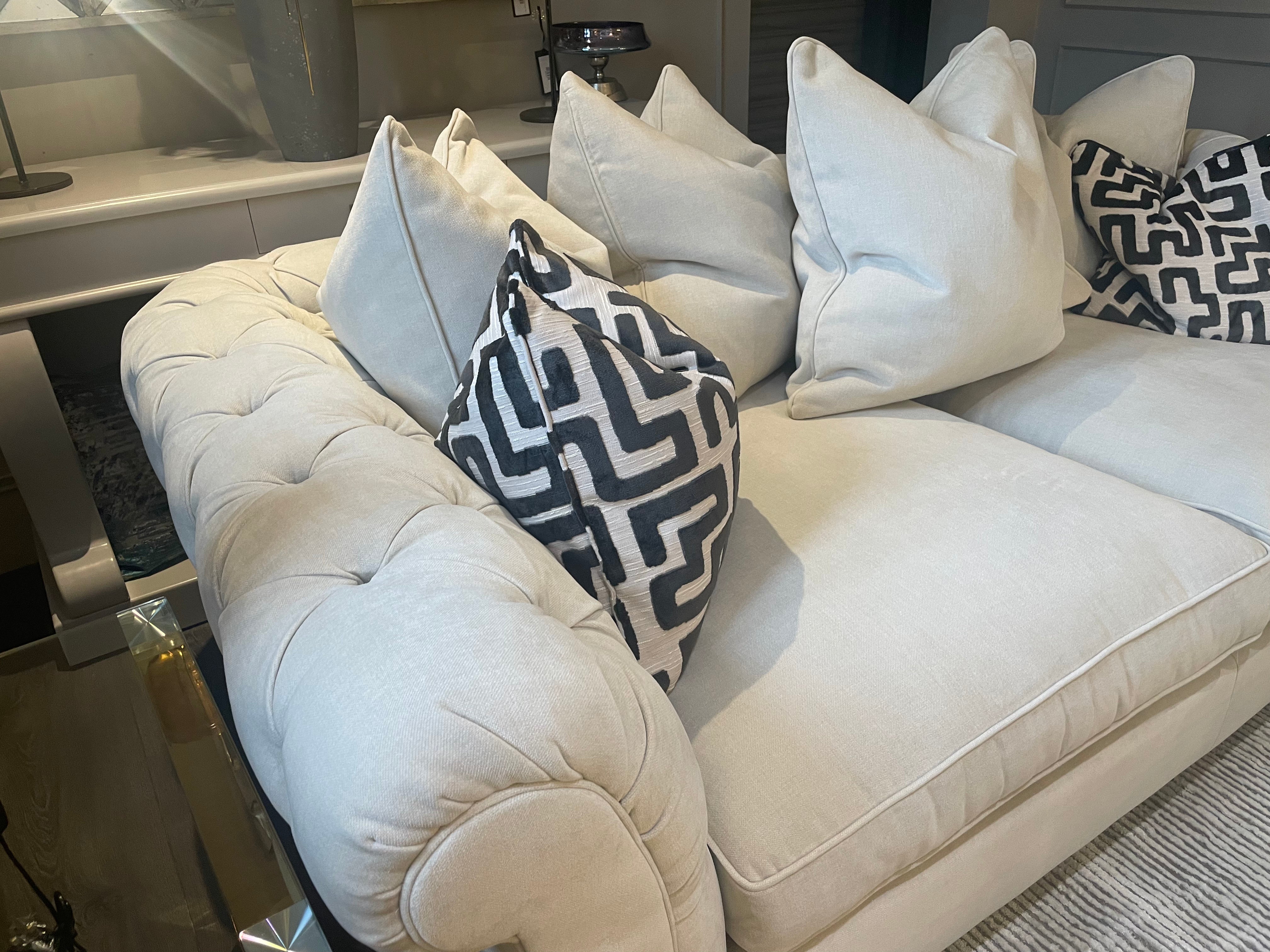 Heavenly superb large cushy sofas by Spirit UK Westbridge reduced price instore-Renaissance Design Studio
