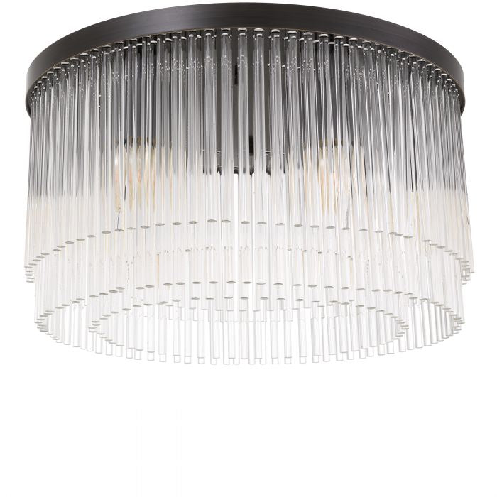 Hector chandelier low profile in 3 finishes by Eichholtz-Low profile chandelier-Renaissance Design Studio