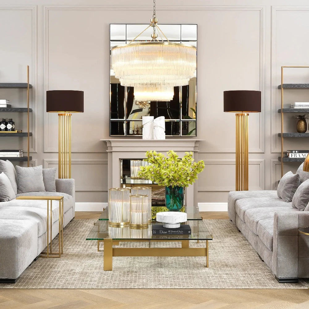 Hector Large Art Deco Chandelier by Eichholtz Ex Showroom-Renaissance Design Studio