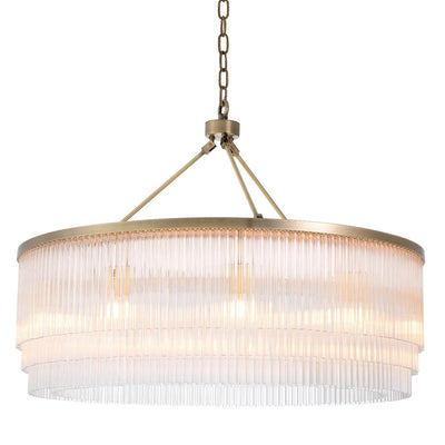 Hector Large Art Deco  Chandelier by Eichholtz