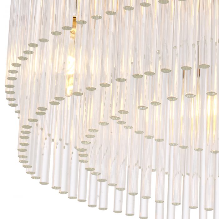 Hector Low-Profile Chandelier by Eichholtz – Available in Three Finishes-Renaissance Design Studio
