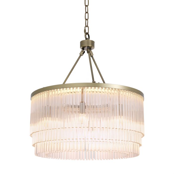 Hector S Art Deco Crystal Chandelier by Eichholtz reduced by €510-Renaissance Design Studio
