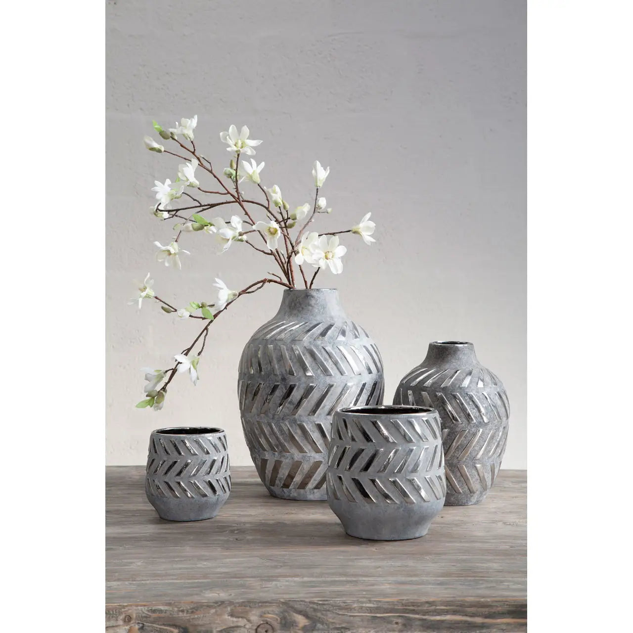 Helena Small Ceramic Vase - Reduced-Renaissance Design Studio