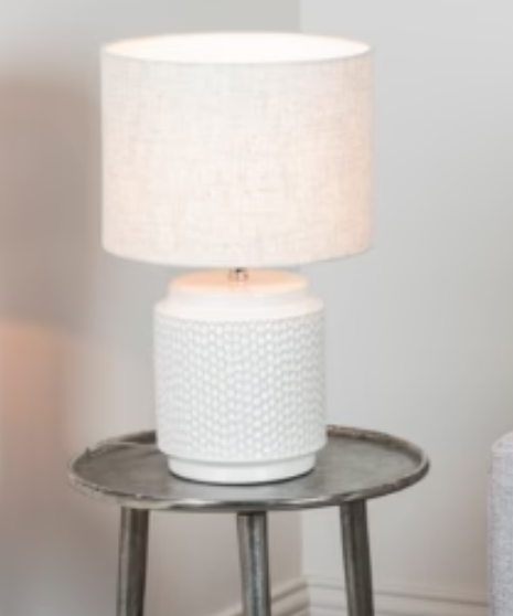 Helga Table Lamp 44 cm with shade-Renaissance Design Studio