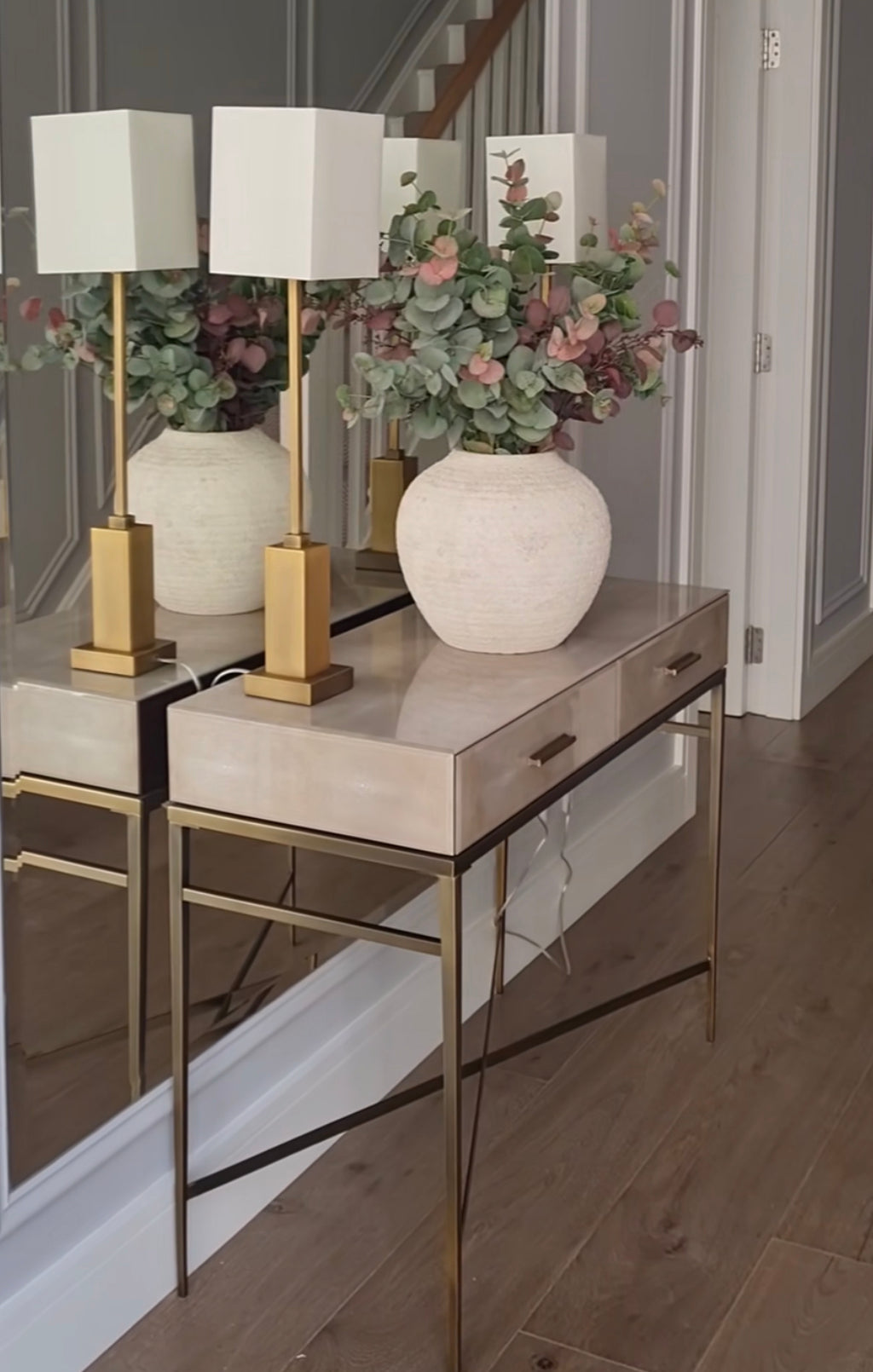 Herta Cream & Gold Buffet Table Lamp Special Offer Limited Stock-Renaissance Design Studio