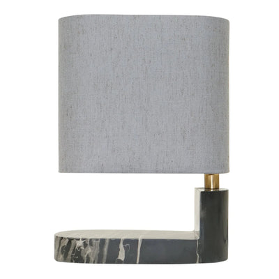 Hotel Collection mini table lamp with marble base
