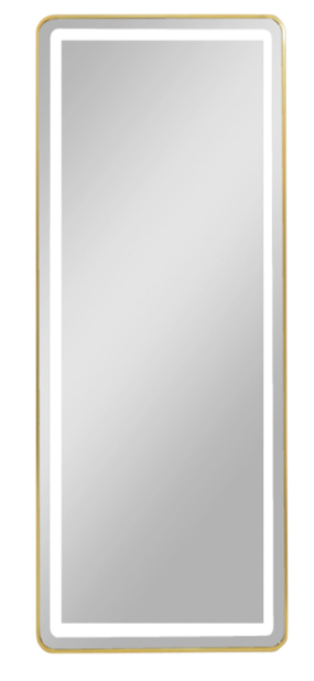 Hugh Cheval Led Strip Mirror Gold 170x70cm - Sale Price-Renaissance Design Studio