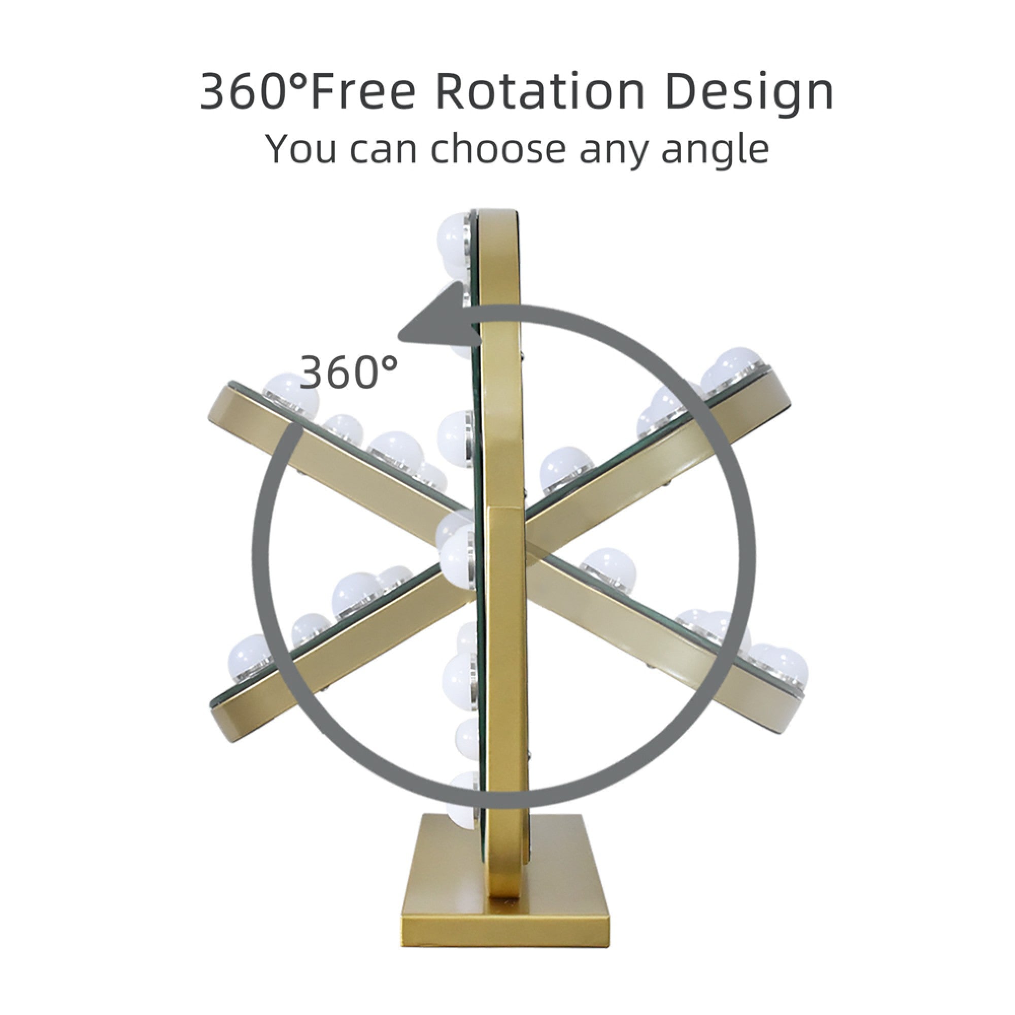 Hugh Hollywood Arch vanity mirror gold-arch top mirror-Renaissance Design Studio