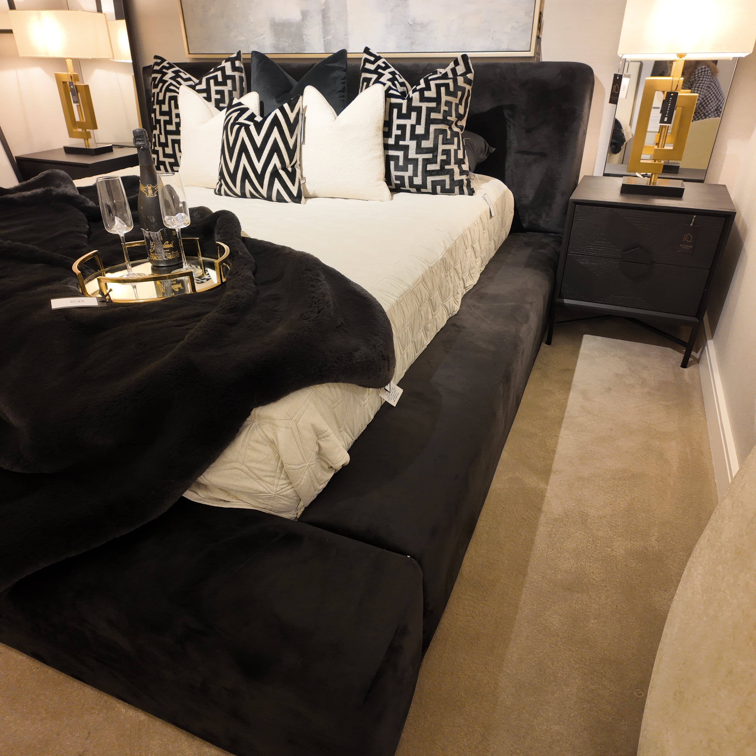 Hugo Delta low line Superking Bed Special Offer-Renaissance Design Studio