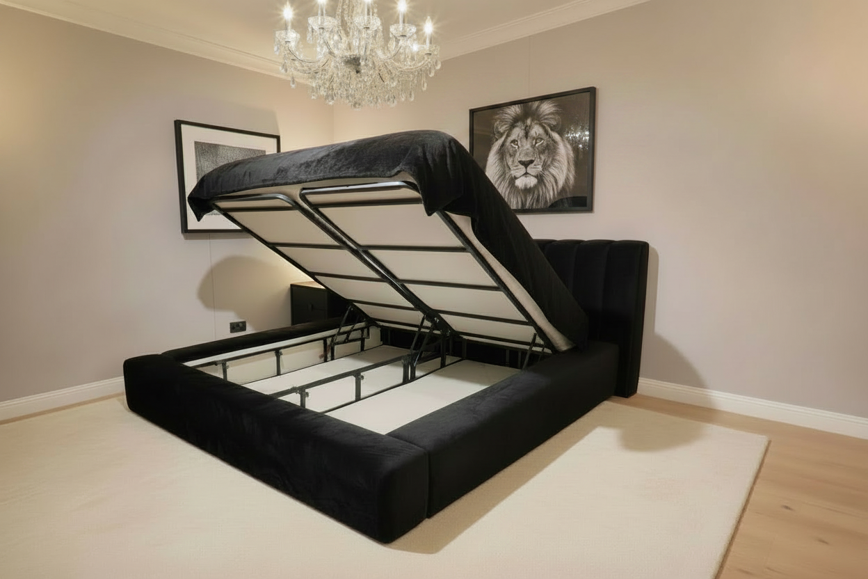 Hugo Delta low line Superking Ottoman Bed Special half price Offer-Renaissance Design Studio