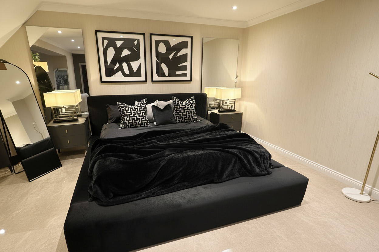 Hugo Delta low line Superking Ottoman Bed Special half price Offer-Renaissance Design Studio