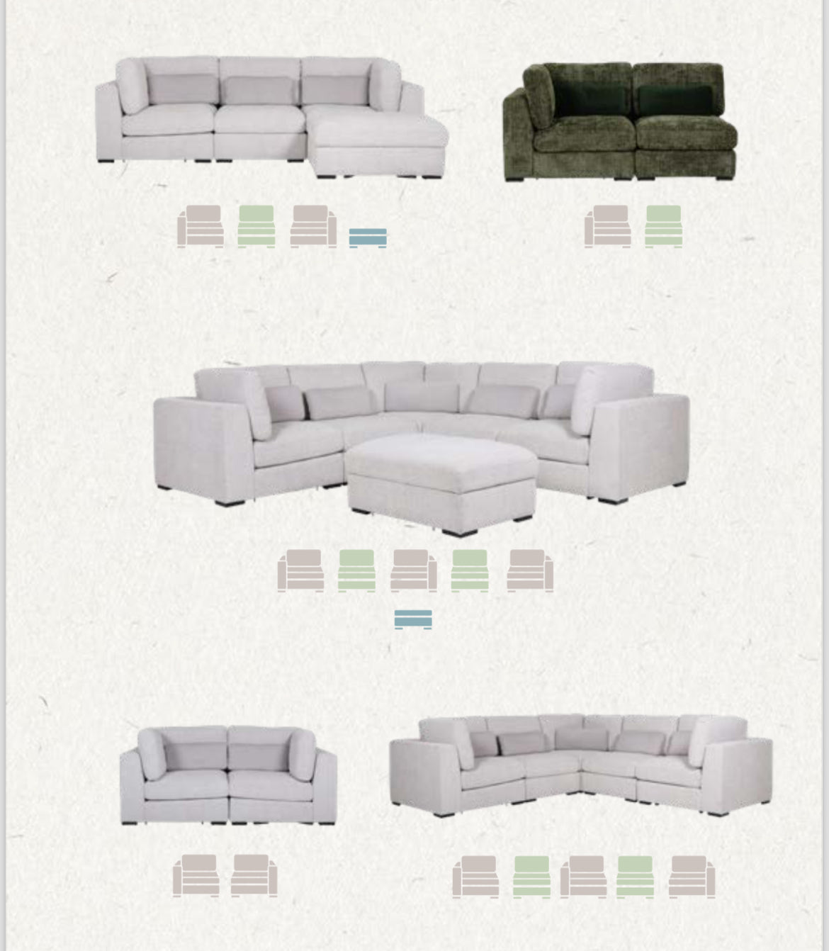 Humber 1 corner modular sofa-Renaissance Design Studio