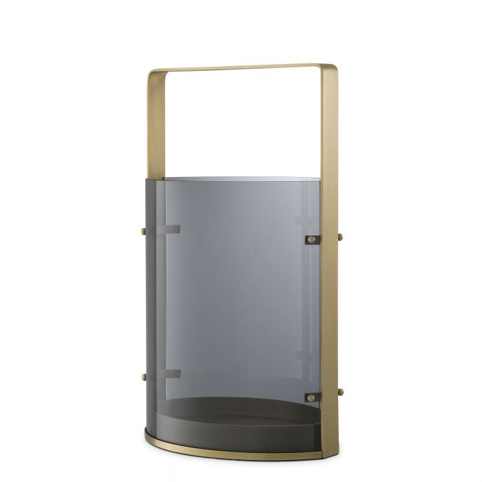 Hurricane Reid S smoked glass and brass by Eichholtz.-Renaissance Design Studio