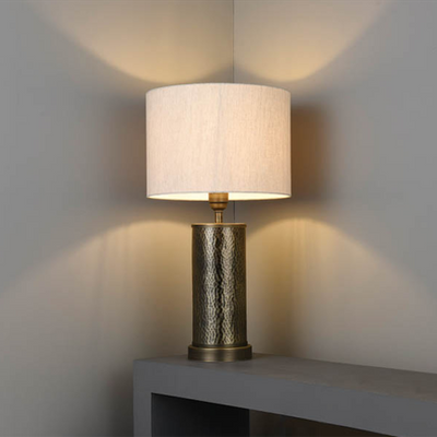 Indara table lamp by ENDON reduced to clear