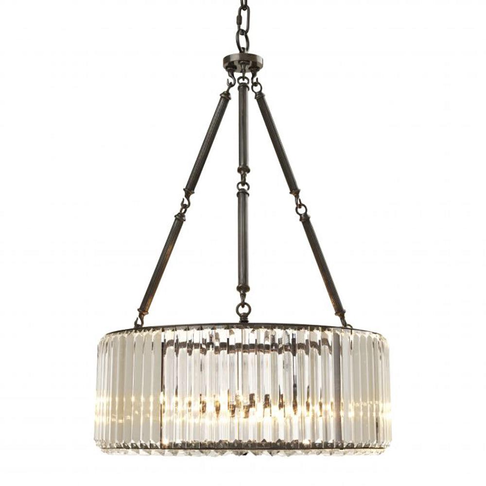 Infinity Crystal Chandelier by Eichholtz in 2 finishes-Chandelier-Renaissance Design Studio