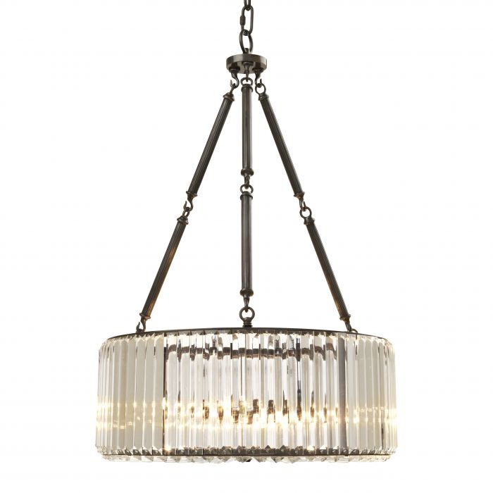 Infinity Crystal Chandelier by Eichholtz in 2 finishes-Renaissance Design Studio