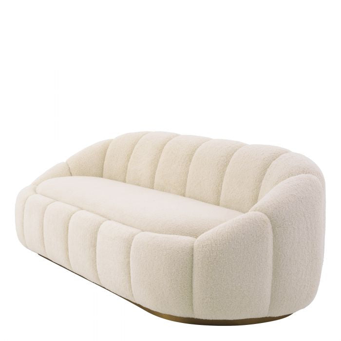 Inger Curve Brisbane Cream sofa by Eichholtz-Sofa-Renaissance Design Studio