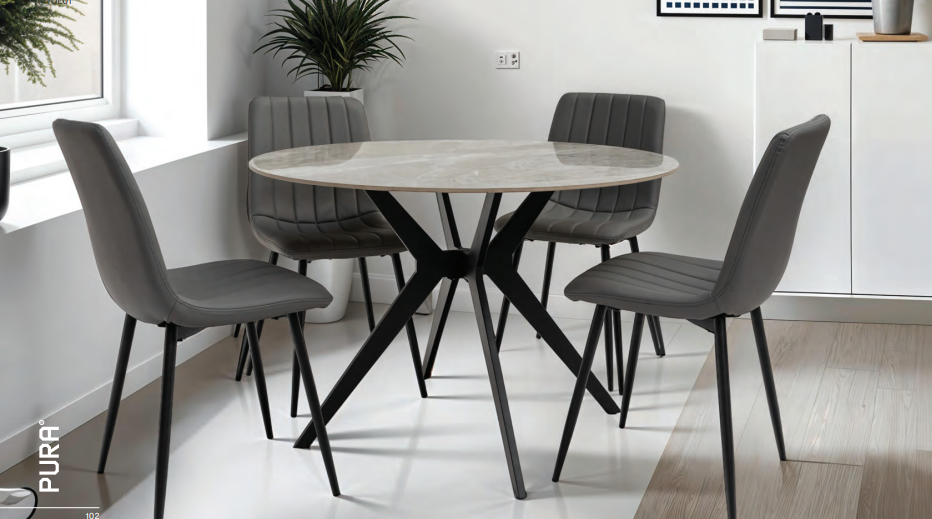 Italia 11 Round Dining Table - Reduced Limited Stock-Renaissance Design Studio