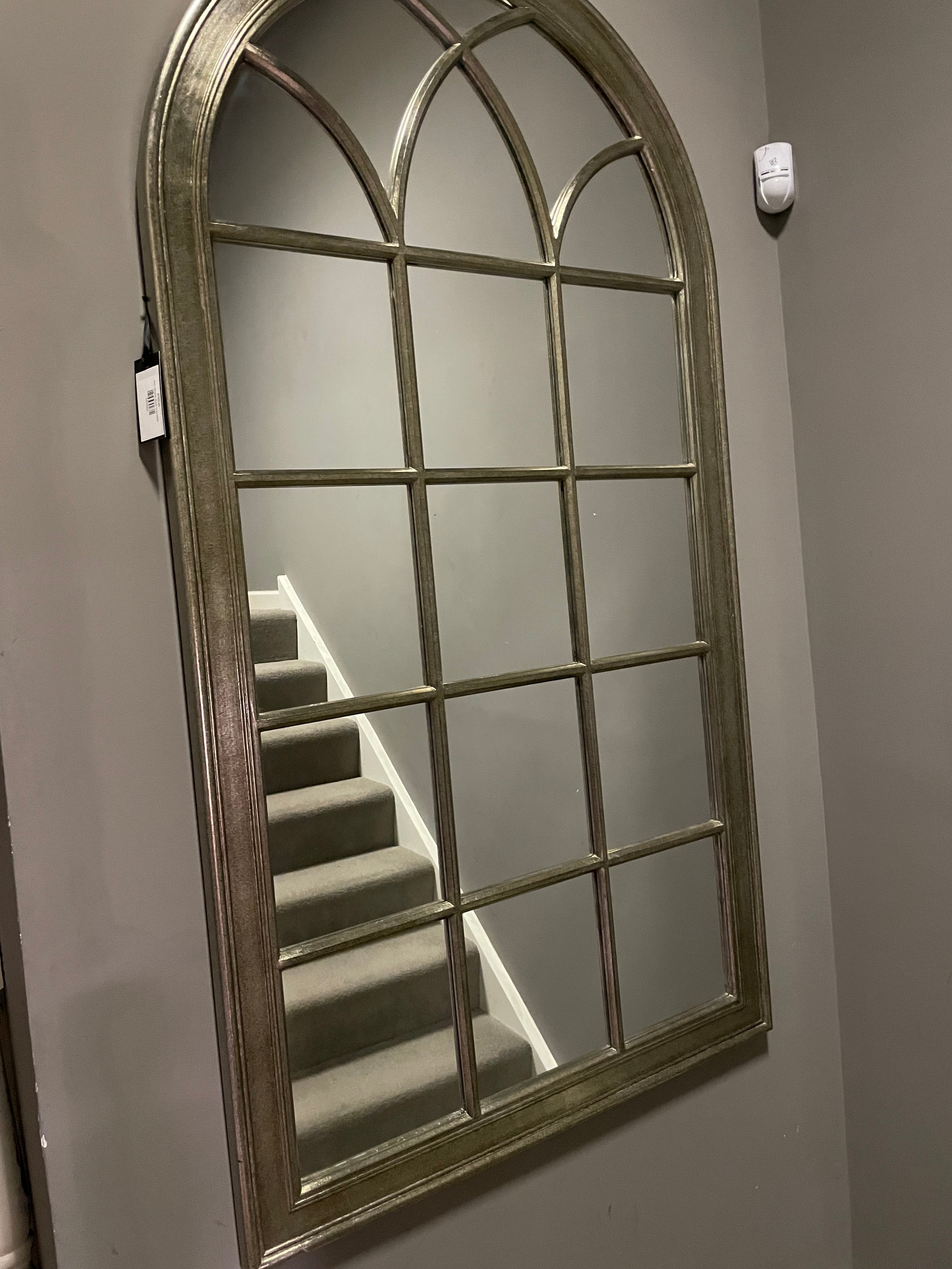 Izzy Large gold Window Mirror reduced sold out-Renaissance Design Studio