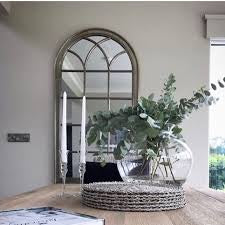 Izzy Large gold Window Mirror reduced sold out-Renaissance Design Studio