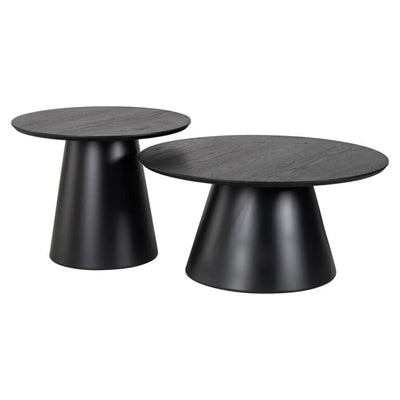 James black Coffee Table Set of 2 pieces
