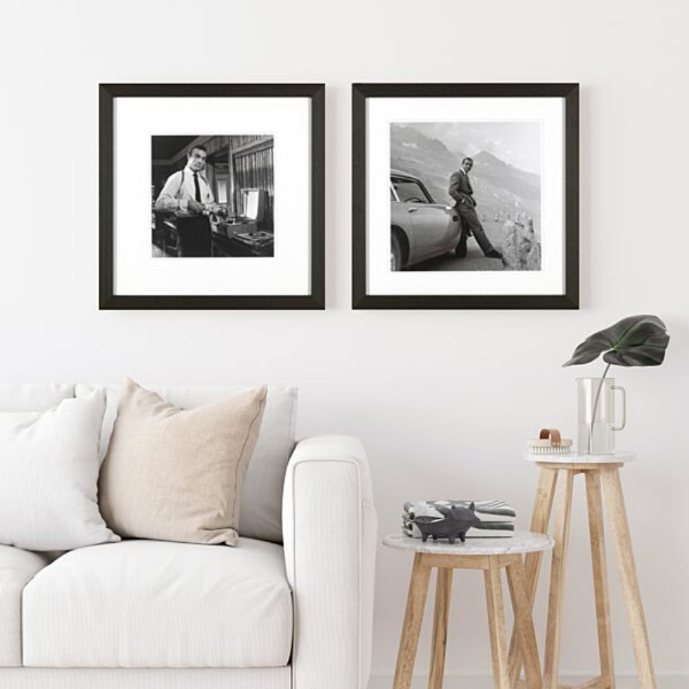 James Bond Hand Made Framed Art Work - Sold In Set Of 2-Renaissance Design Studio