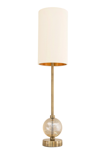 Jarama Table Lamp in cognac crystal-table lamp-Renaissance Design Studio