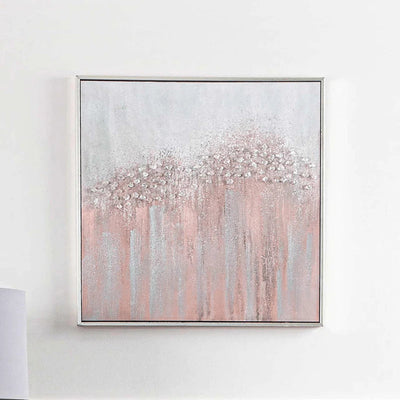 Jewel in Dusty  blush pink wall art less than half price ! No exchange