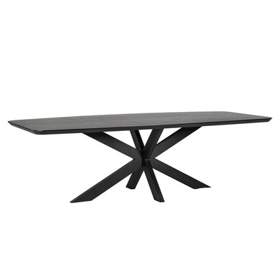 John Bon danish oval black dining table 235 cm XXL